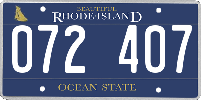 RI license plate 072407