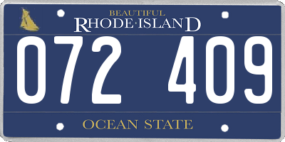 RI license plate 072409
