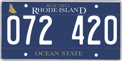 RI license plate 072420