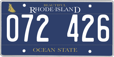RI license plate 072426