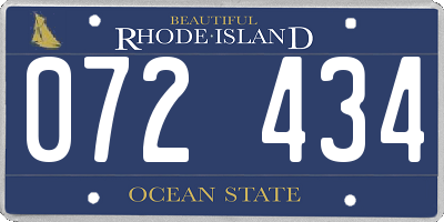 RI license plate 072434