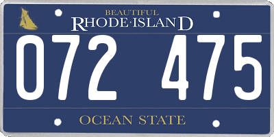 RI license plate 072475