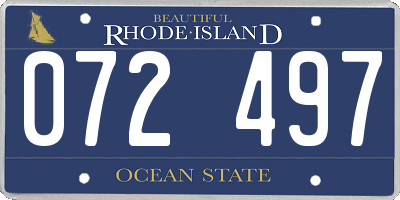 RI license plate 072497