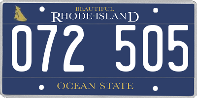 RI license plate 072505