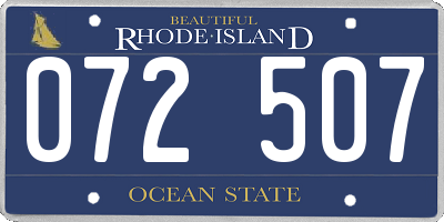RI license plate 072507