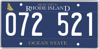 RI license plate 072521