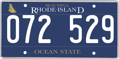 RI license plate 072529