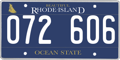 RI license plate 072606
