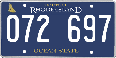 RI license plate 072697