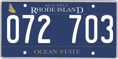 RI license plate 072703