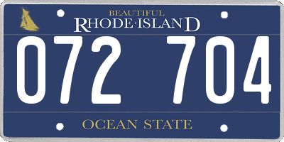 RI license plate 072704