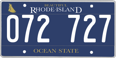 RI license plate 072727