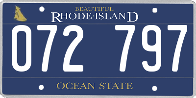 RI license plate 072797