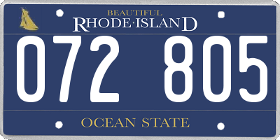 RI license plate 072805