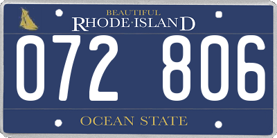 RI license plate 072806