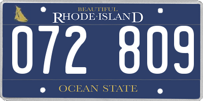 RI license plate 072809