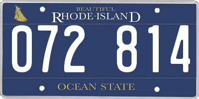RI license plate 072814