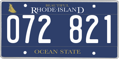 RI license plate 072821