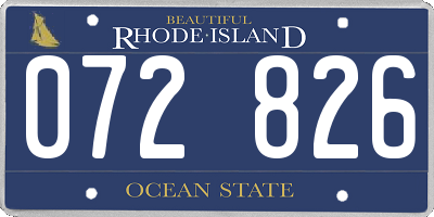RI license plate 072826