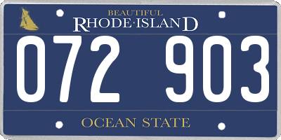 RI license plate 072903