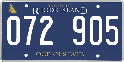 RI license plate 072905
