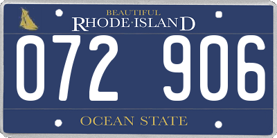RI license plate 072906