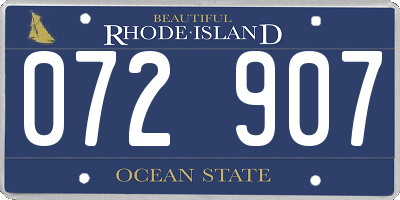 RI license plate 072907