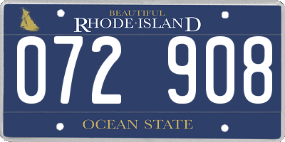 RI license plate 072908