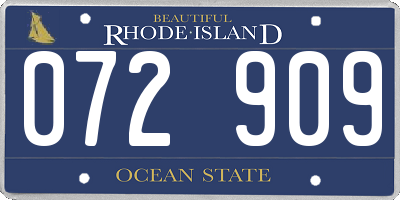 RI license plate 072909