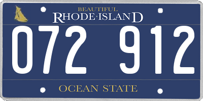 RI license plate 072912