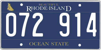 RI license plate 072914