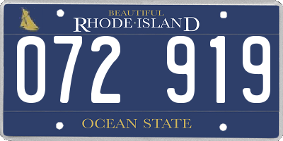 RI license plate 072919