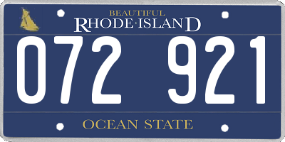RI license plate 072921