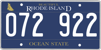 RI license plate 072922