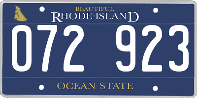 RI license plate 072923