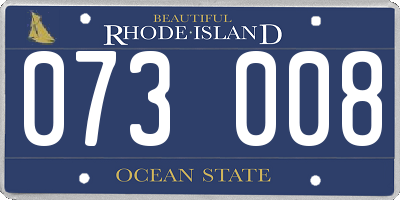 RI license plate 073008