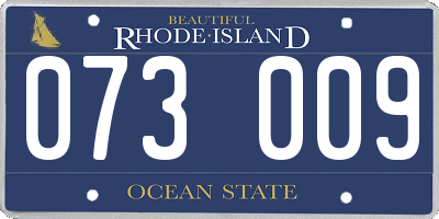 RI license plate 073009