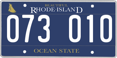 RI license plate 073010