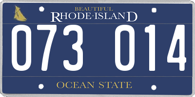 RI license plate 073014