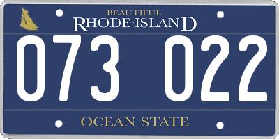 RI license plate 073022