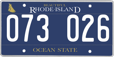 RI license plate 073026