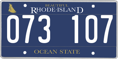 RI license plate 073107