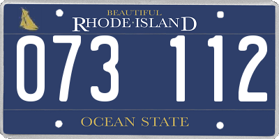 RI license plate 073112