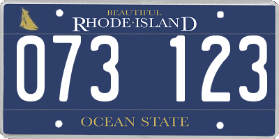 RI license plate 073123