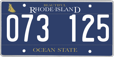 RI license plate 073125