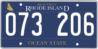 RI license plate 073206