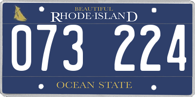 RI license plate 073224