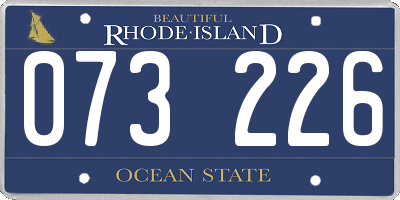 RI license plate 073226