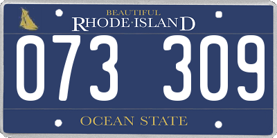 RI license plate 073309