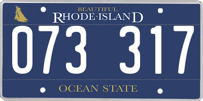 RI license plate 073317